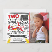 Twee snelle geboortecirkel op de tweede verjaardag kaart (Voorkant)