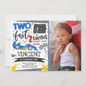 Twee snelle geboortecirkel op de tweede verjaardag kaart (Voorkant)