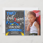 Twee snelle geboortecirkel op de tweede verjaardag kaart (Voorkant)