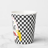 Twee snelle geboortecirkel op de tweede verjaardag papieren bekers (Links)