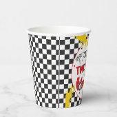 Twee snelle geboortecirkel op de tweede verjaardag papieren bekers (Rechts)