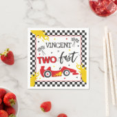 Twee snelle geboortecirkel op de tweede verjaardag servet (Insitu)