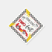 Twee snelle geboortecirkel op de tweede verjaardag servet (Hoek)