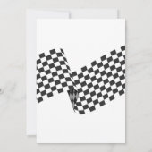 Twee snelle jarig Uitnodiging (Achterkant)