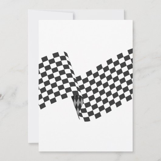 Twee snelle jarig Uitnodiging (Achterkant)