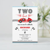 Twee snelle koningsritten op zaterdag kaart (Staand voorkant)