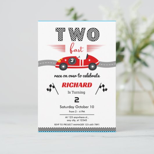 Twee snelle koningsritten op zaterdag kaart (Staand voorkant)