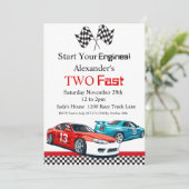 Twee snelle koningsritten op zaterdag kaart (Staand voorkant)