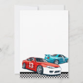 Twee snelle koningsritten op zaterdag kaart (Achterkant)