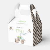 TWEE snelle Monster Truck Verjaardag Favor Box Bedankdoosjes (Achterkant)
