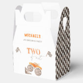 TWEE snelle Monster Truck Verjaardag Favor Box Bedankdoosjes (Geopend)