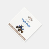 TWEE snelle quad fiets verjaardag Servet (Hoek)