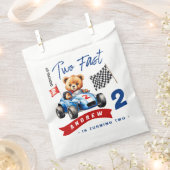 Twee snelle race auto 2e verjaardag bedankzakje (Geknipt)