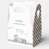 TWEE snelle race auto verjaardag gunstbox Bedankdoosjes (Geopend)