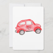 Twee snelle race auto vrachtwagen 2e verjaardag jo kaart (Achterkant)