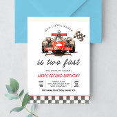 TWEE snelle raceauto  2e verjaardag Kaart