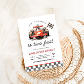 TWEE snelle raceauto  2e verjaardag Kaart