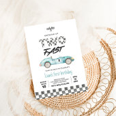 TWEE snelle  raceauto's 2e verjaardag Kaart