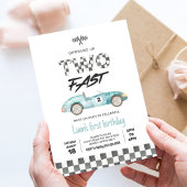 TWEE snelle  raceauto's 2e verjaardag Kaart
