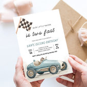 TWEE snelle  raceauto's 2e verjaardag Kaart