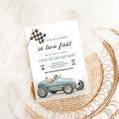 TWEE snelle  raceauto's 2e verjaardag Kaart