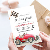 TWEE snelle  raceauto's 2e verjaardag Kaart