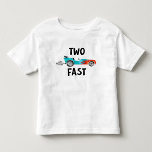 TWEE snelle racewagen die twee draait Kinder Shirts