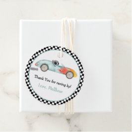 Twee snelle ritdagen bedankjes labels