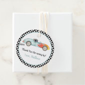 Twee snelle ritdagen bedankjes labels (In situ)