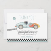 Twee snelle ritdagen bedankkaart (Voorkant)