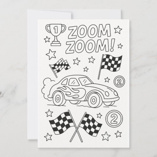 Twee snelle ritdagen kaart (Achterkant)