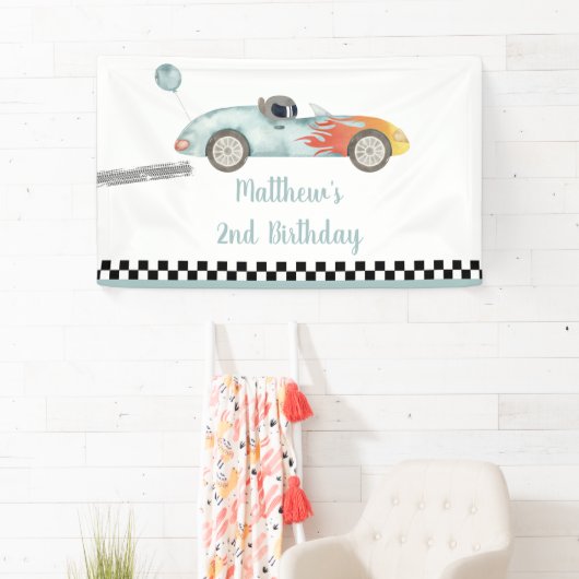 Twee snelle ritdagen spandoek (Insitu)