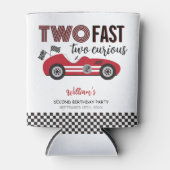 Twee snelle ritdagen tweede verjaardag blikjeskoeler (Voorkant)