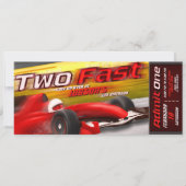 Twee snelle ticket uitnodiging (Voorkant)