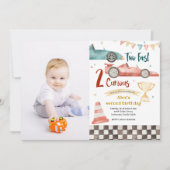 Twee snelle twee nieuwsgierige uitnodiging voor ra (Voorkant)