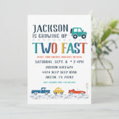 Twee Snelle Tweede Uitnodiging van de Dag van de Z (Staand voorkant)