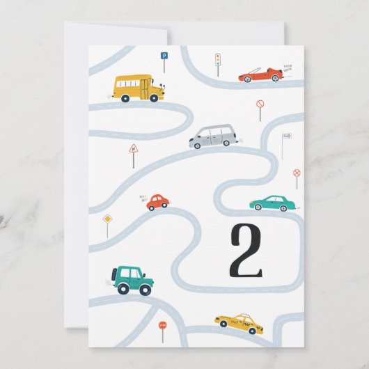 Twee Snelle Tweede Uitnodiging van de Dag van de Z (Achterkant)