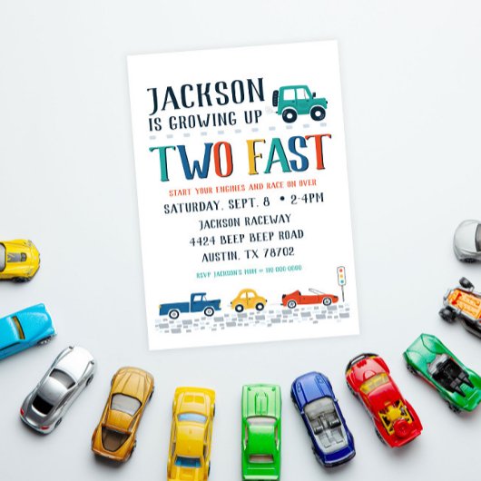 Twee Snelle Tweede Uitnodiging van de Dag van de Z