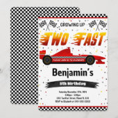 Twee snelle uitnodiging (Voorkant / Achterkant)