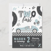 TWEE Snelle uitnodiging | Uitnodiging tot races (Voorkant)