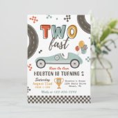 TWEE Snelle uitnodiging | Uitnodiging wegens racis (Staand voorkant)