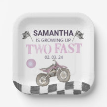 Twee snelle verjaardag Dirt Bike Theme