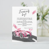 Twee snelle verjaardagen bedankkaart (Staand voorkant)