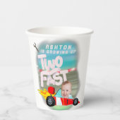 Twee snelle verjaardagsfeestjes papieren bekers (Voorkant)