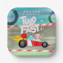 Twee snelle verjaardagsfeestjes papieren bordje