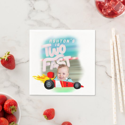 Twee snelle verjaardagsfeestjes servet (Insitu)