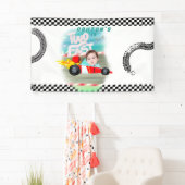 Twee snelle verjaardagsfeestjes spandoek (Insitu)