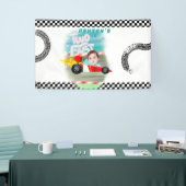 Twee snelle verjaardagsfeestjes spandoek (Beurs)