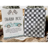 Twee snelle verjaardagskaart raceauto's kaart