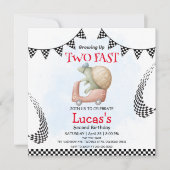 Twee snelle wilde schildpad fiets 2e verjaardag pa (Voorkant)